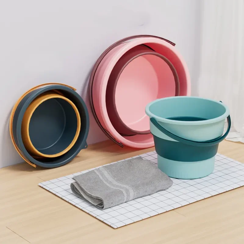 Balde Retrátil com Alça Balde Dobrável 10L/17L