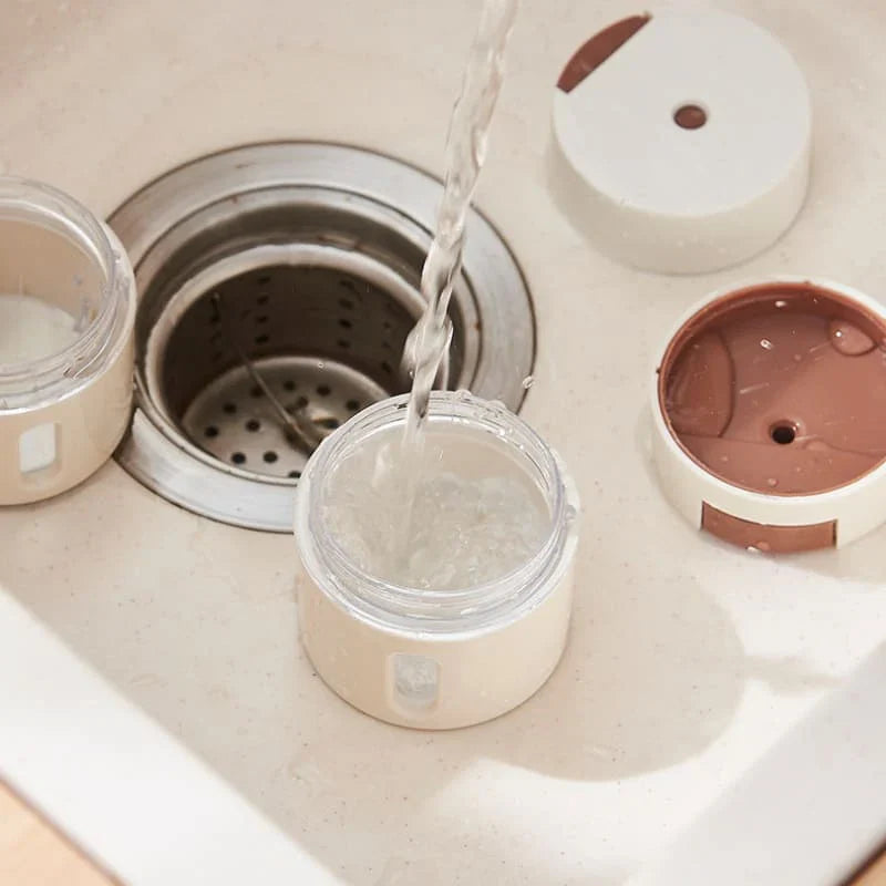 Kit 6 Porta Temperos e Condimentos de Parede Magnético com Dosador