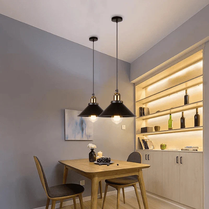 Luminária Pendente Vintage para Cozinha Moderna e Sala de Jantar