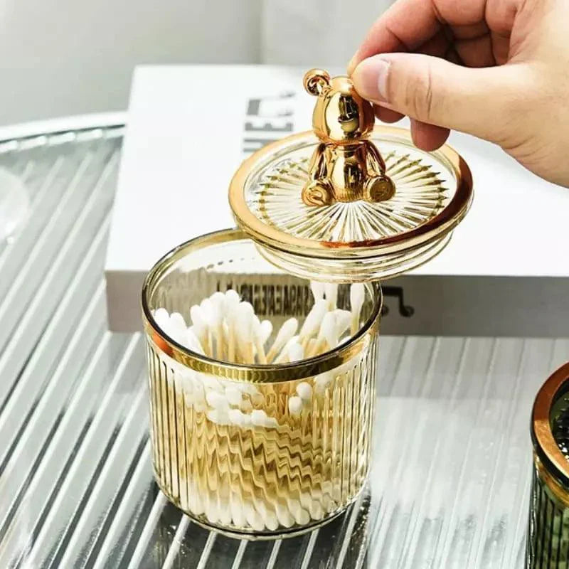 Organizador Porta Cotonete e Algodão Acrílico