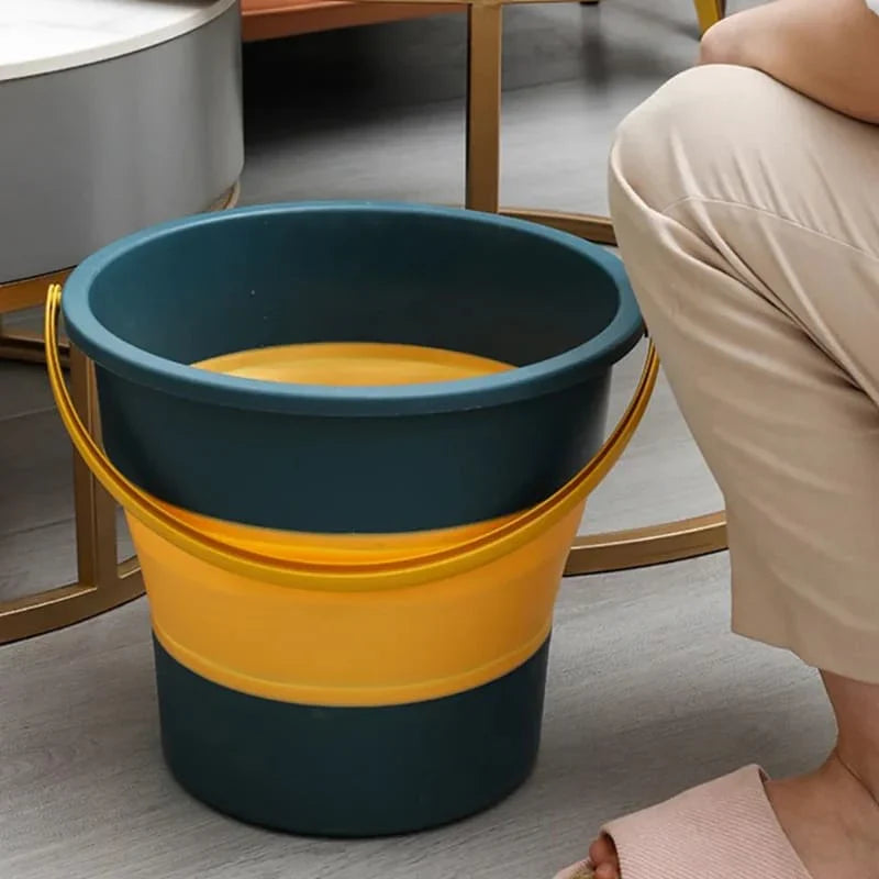 Balde Retrátil com Alça Balde Dobrável 10L/17L