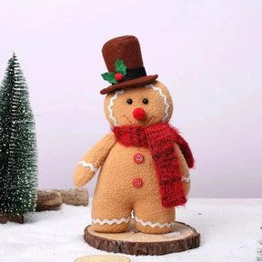 Boneco de Pelúcia Biscoito Natalino Decoração de Natal