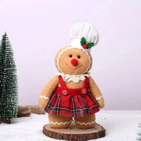 Boneco de Pelúcia Biscoito Natalino Decoração de Natal