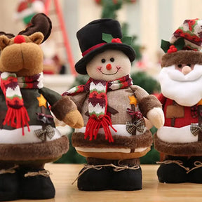 Bonecos de Pelúcia para Decoração de Natal Bonecos de Natal