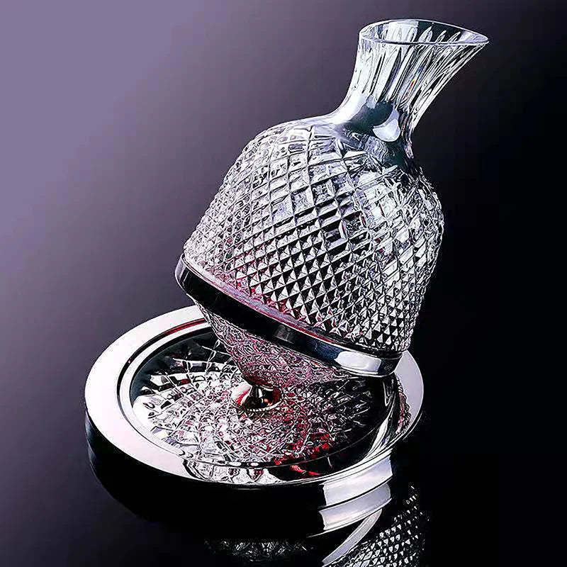Decanter de Vinho Recipiente de Vidro Cristal Decantador