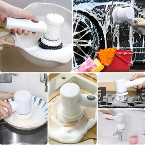 Escova de Limpeza Multifuncional 5 em 1 Para Cozinha e Banheiros