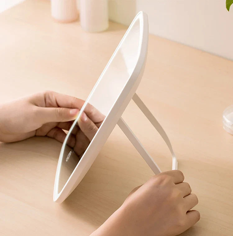 Espelho com LED para Maquiagem de Mesa