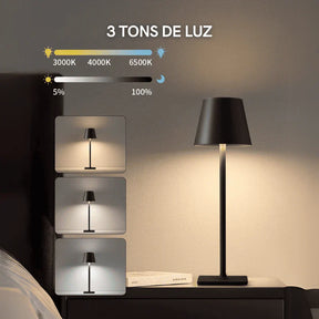 Luminária de Mesa LED Abajur Quarto Sala Portátil