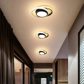 Luminária de Teto LED com Design Circular Para Quarto e Sala