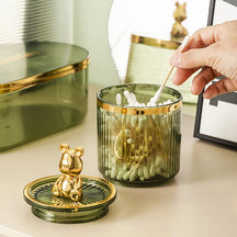 Organizador Porta Cotonete e Algodão Acrílico