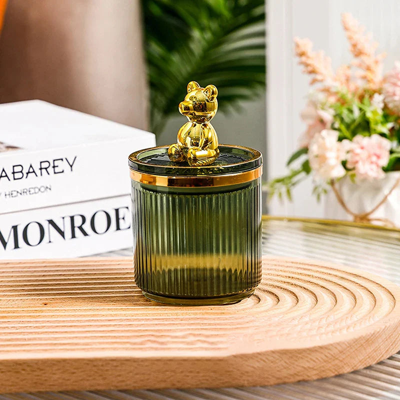 Organizador Porta Cotonete e Algodão Acrílico