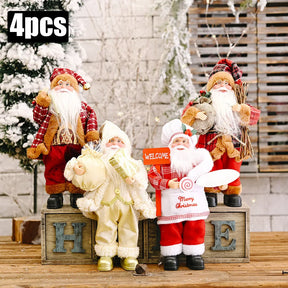 Boneco Papai Noel 30cm para Decoração de Natal