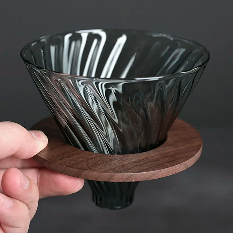 Bule de Café Vidro Borossilicato Coador de Café Hario V60