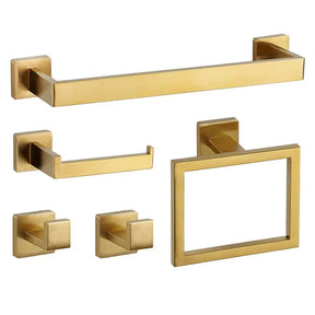 Kit Acessórios para Banheiro de Aço Inox 5 Peças