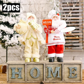Boneco Papai Noel 30cm para Decoração de Natal
