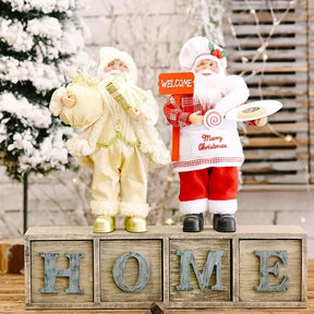 Boneco Papai Noel 30cm para Decoração de Natal