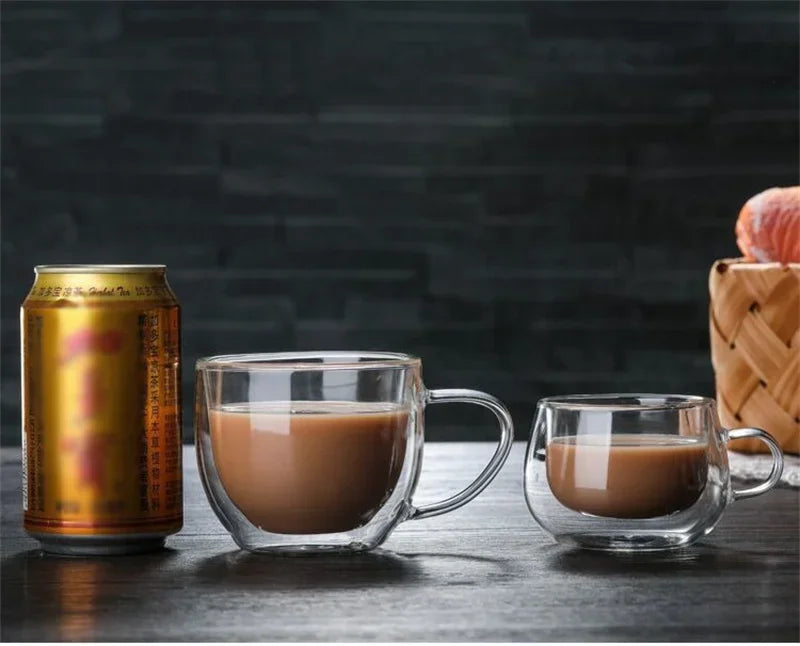 Caneca de Vidro Parede Dupla