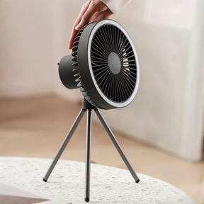 Ventilador de Coluna Portátil Recarregável de Mesa