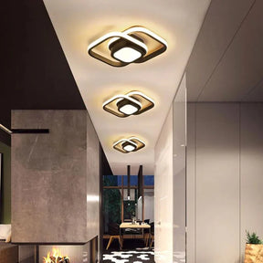 Luminária de Teto LED com Design Losangular Para Quarto e Sala